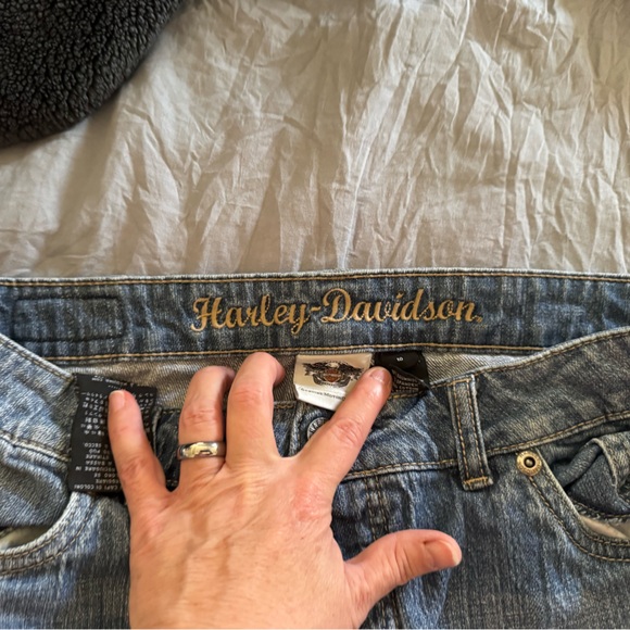 Harley-Davidson Denim - Harley Davidson boot leg jeans size 10